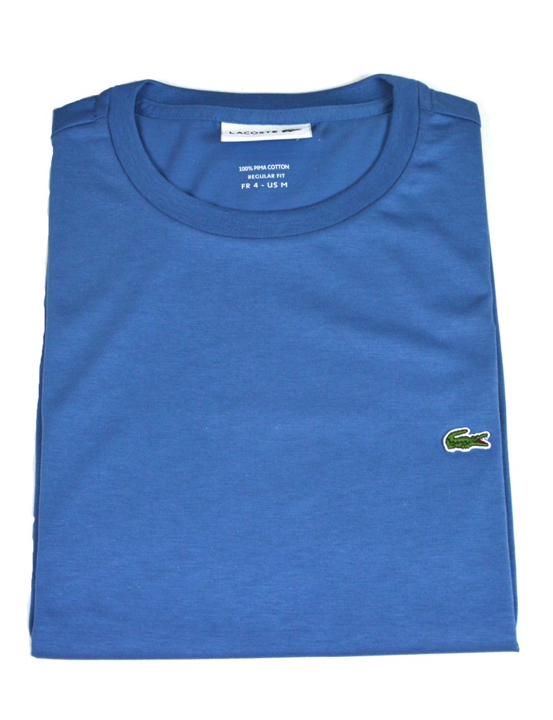 T-Shirt Lacoste con collo logato uomo