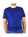 Lacoste t-shirt girocollo uomo blu elettrico th6709