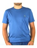 Lacoste t-shirt  uomo celeste girocollo th6709