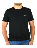 Lacoste t-shirt  uomo nero girocollo th6709