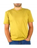 Lacoste t-shirt girocollo uomo giallo  th3205