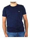 Lacoste t-shirt  uomo blu girocollo th6709