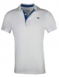 Polo uomo Lacoste sport elasticizzata bianca dh3360