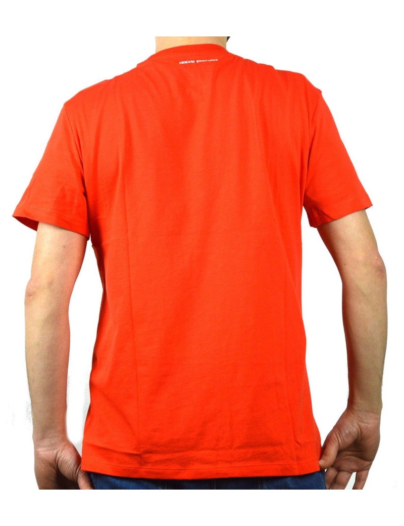 T- Shirt Basic Uomo In Cotone Elastico Blu Avion Slim Fit Girocollo Con Cucitura In Tinta Made In Italy - Foto 9