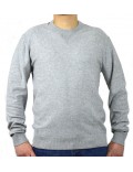 ARMANI EXCHANGE maglia uomo grigio cotone girocollo