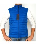 ARMANI JEANS gilet uomo piuma d'oca 100 grammi azzurro