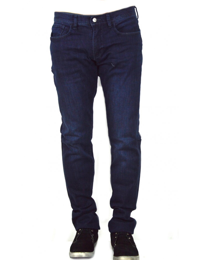ARMANI EXCHANGE uomo slim fit jeans blu scuro sfumato j13