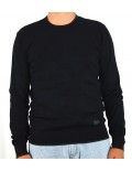 ARMANI EXCHANGE maglia uomo nero cotone cashmere 6ZZM2A