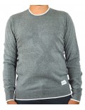 ARMANI EXCHANGE maglia uomo girocollo grigio invernale 6ZZM2A