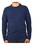 SELECTED HOMME maglia uomo girocollo blu melange cotone SLHJACOB