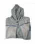 maglia donna elena mirò taglie comode poncho mantella invernale cashmere e lana colore grigio rosa e blu
