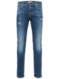 SELECTED HOMME jeans uomo slim fit strappato elasticizzato
