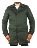 SELECTED HOMME trench uomo verde con bottoni