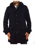 SELECTED HOMME montgomery cappotto uomo lana blu scuro