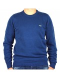 LACOSTE maglia uomo girocollo blu chiaro azzurro cotone ah3467