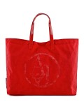 ARMANI JEANS borsa donna shopping richiudibile c522x rossa
