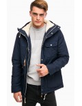 LEE parka corto giubbino uomo invernale blu L89KAPHY