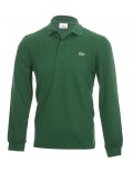 LACOSTE polo uomo 1312 manica lunga verdone