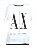 ARMANI EXCHANGE icon t-shirt donna manica corta bianca