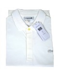 Polo Lacoste uomo PH5522 regular fit stretch bianco