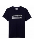 Lacoste t-shirt  uomo blu girocollo th3341