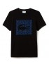 lacoste men t-shirt short sleeve round neck black color cotton ultra dry big crocodile th3382