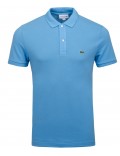 LACOSTE polo uomo slim fit celeste PH4012