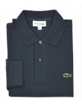 LACOSTE polo uomo 1312 manica lunga antracite