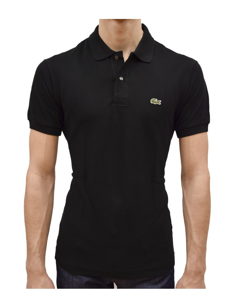 polo uomo lacoste slim fit corta 2 bottoni