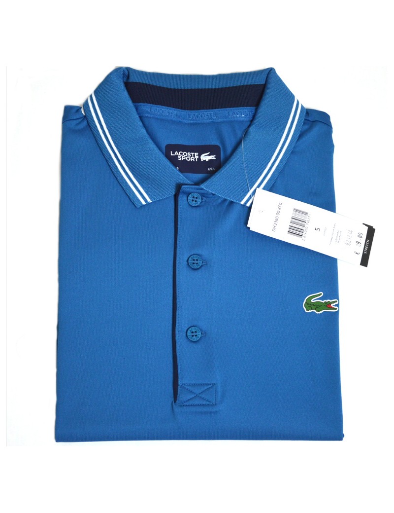 polo dh3360 lacoste sport stretch elasticizzata ideale per il tennis