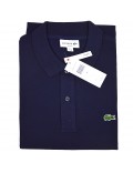 LACOSTE uomo polo manica corta slim fit blu marino ph4012