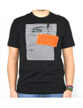 ARMANI EXCHANGE t-shirt uomo manica corta nera girocollo stampa frontale 3GZTFK