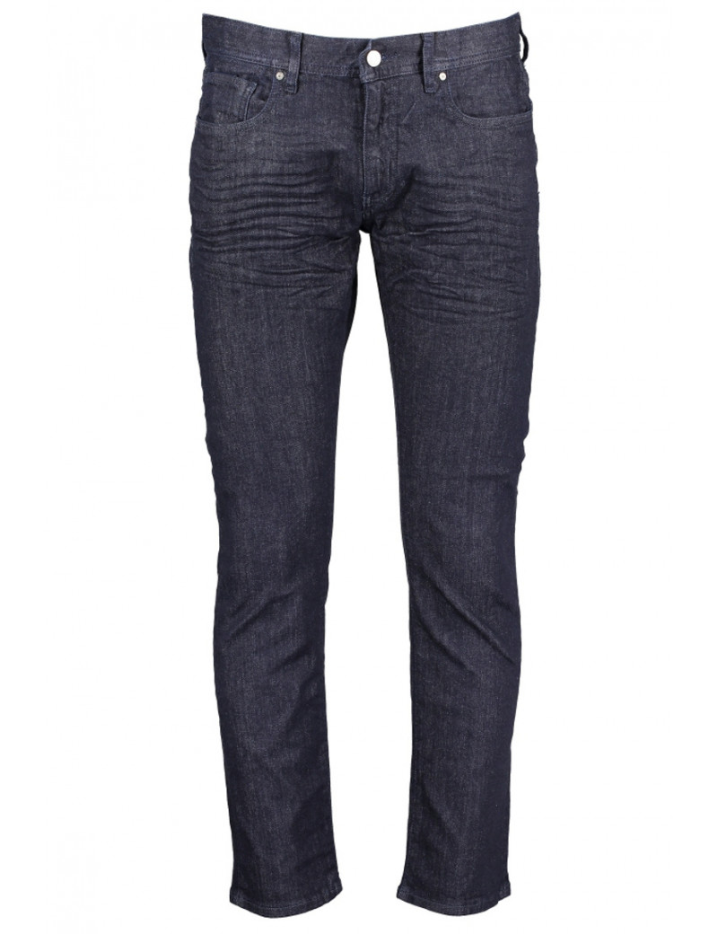 jeans uomo armanie xchange j13 slim fit aderente stretto colore blu scuro tinta unita