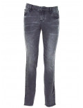 ARMANI EXCHANGE jeans donna grigio sfumato banda laterale super skinny J01