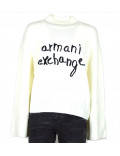 ARMANI EXCHANGE maglia donna bianca invernale 6GYM1J