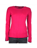 ARMANI EXCHANGE maglia donna girocollo cotone fucsia 6GYM1M