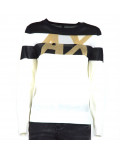 ARMANI EXCHANGE maglia donna lana invernale colore bianco 6GYM1D