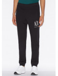 ARMANI EXCHANGE pantaloni uomo stile tuta neri ax 8NZPPA