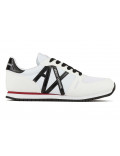 ARMANI EXCHANGE sneakers donna bianche basse logo nero xdx031