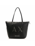 ARMANI EXCHANGE borsa donna nera grande borchie logo ax 942593