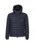 piumino uomo blu con cappuccio refigiwear corto