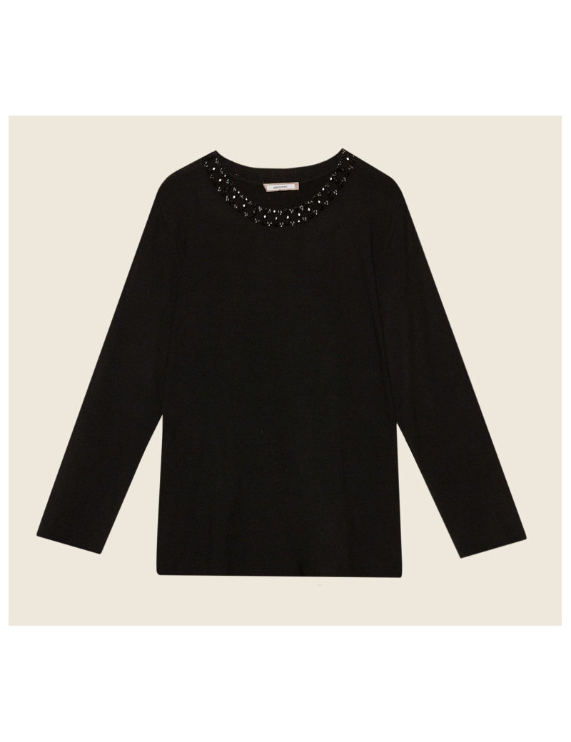 T-shirt ELENA MIRÒ Taille XL - Perle / Ivoire - Neuf Sans étiquettes