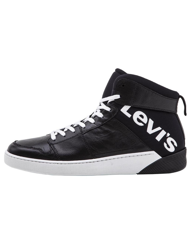 Sneakers uomo alte colore nero da uomo levis