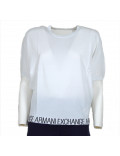 ARMANI EXCHANGE t-shirt donna manica corta bianca estiva 3HYM1N