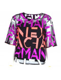 ARMANI EXCHANGE t-shirt donna maglietta estiva leggera colorata 3HYH25