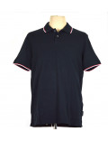 ARMANI EXCHANGE polo uomo blu manica corta 8NZF75