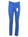 ARMANI EXCHANGE pantalone donna azzurro elasticizzato cotone estivo 3HYJ10