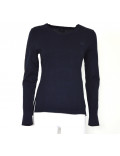 ARMANI EXCHANGE maglia da donna blu girocollo cotone cashmere 8NYM4D