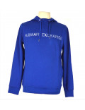 ARMANI EXCHANGE felpa uomo blu elettrico azzurro 3HZMGQ