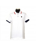 REFRIGIWEAR polo uomo colore bianco 3 bottoni cotone T20300